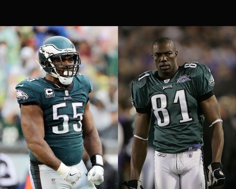 Brandon Graham and Terrell Owens