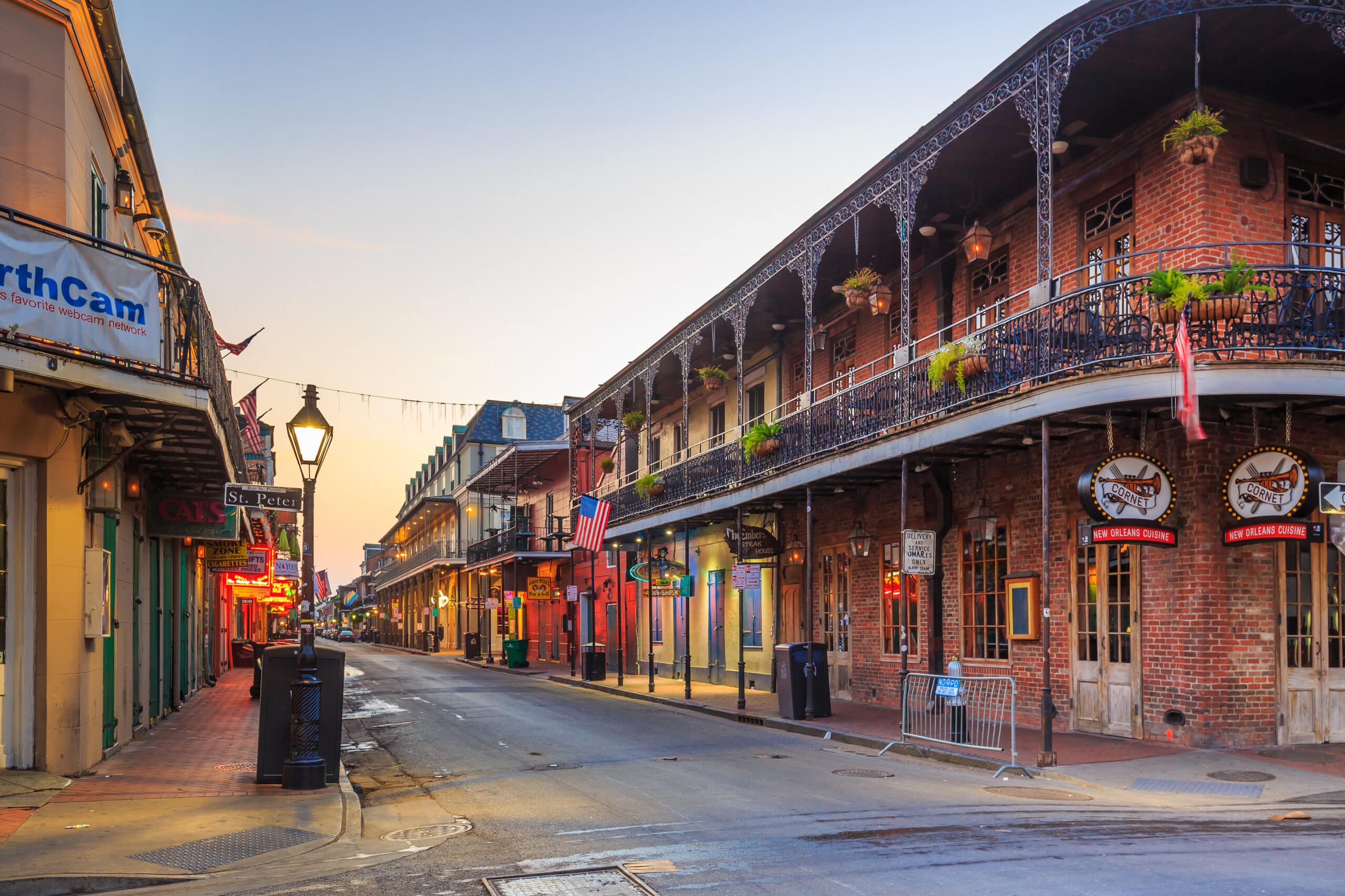 Pubs and bars in the French Quarter, New Orlea